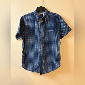 Geometrix New York Drill Clothing Co. Men's Slim Fit Button Shirt Diamond Print
